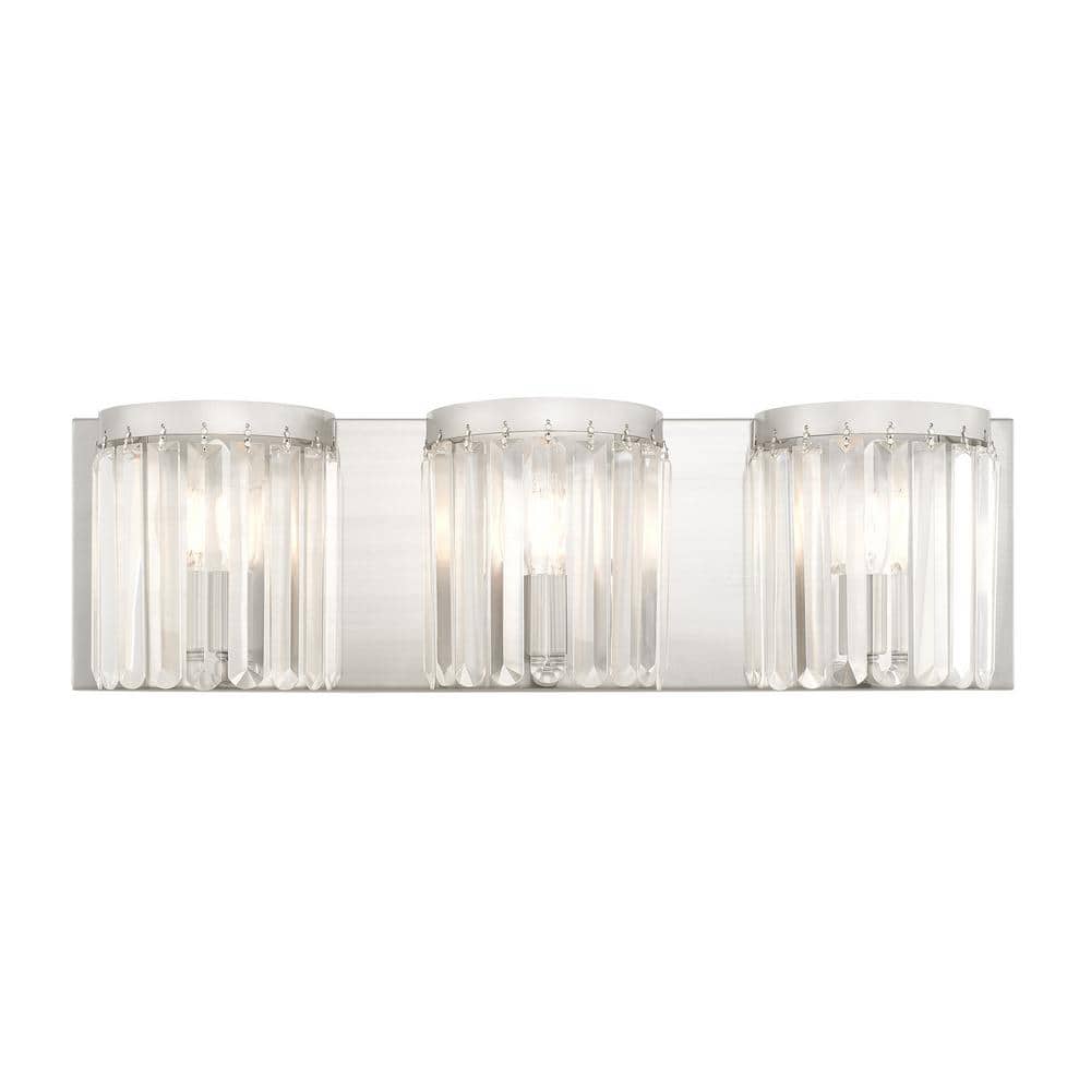 Ashton 3 Light Brushed Nickel ADA Bath Vanity price history on PriceWatchPro