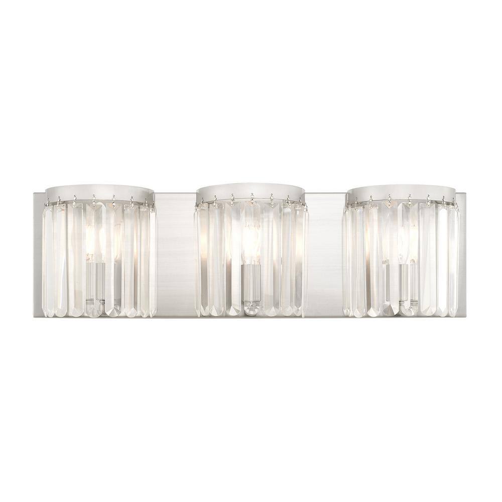 Ashton 3 Light Brushed Nickel ADA Bath Vanity