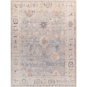 Becki Owens Marlene Pale Blue Doormat 2 ft. x 4 ft. Medallion Indoor Area Rug