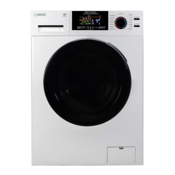 Deco 24 in. 1.9 cu. ft. Digital Compact 110-Volt Vented/Ventless 18 lbs. Washer Dryer Combo 1400 RPM in White