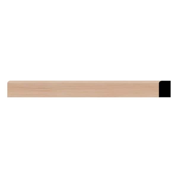 WM52 0.44 in. D x 0.75 in. W x 96 in. L Wood (Cherry) Shoe Moulding