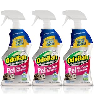 32 oz. Pet Oxy Stain Remover, Oxygen Activated Hydrogen Peroxide Pet Stain Remover for Carpet and Fabric (3-Pack)
