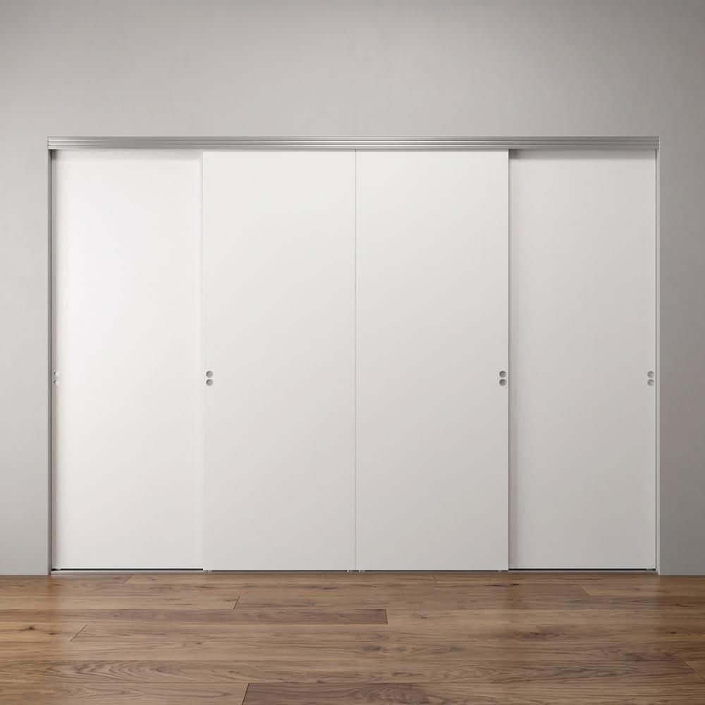 Impact Plus 144 in. x 80 in. Smooth Flush White Solid Core MDF