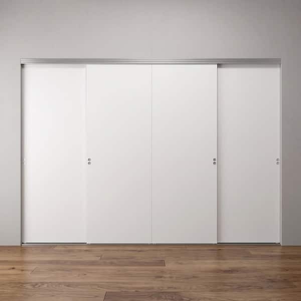 Impact Plus 144 in. x 80 in. Smooth Flush White Solid Core MDF