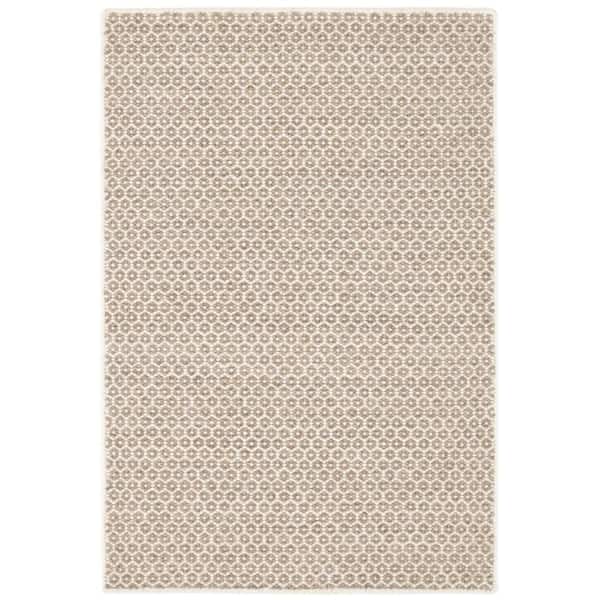 Honeycomb Handwoven Wool Natural 9 ft. x 12 ft. Indoor Area Rug