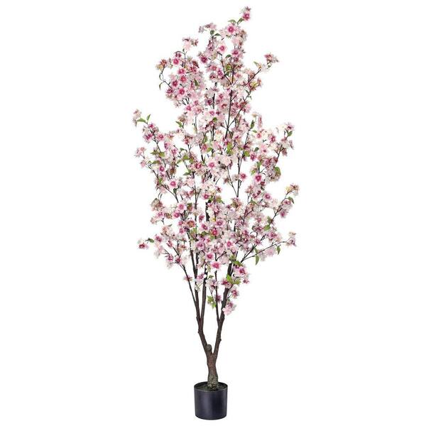 Regency Trees Regency International 5.5 ft. Artificial Cherry Blossom Tree in Pot ...