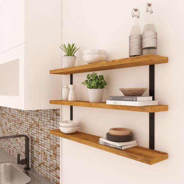 Home Basics Pine Over-the-Sink Shelf, Brown 