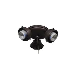 Sinclair 44 in. Oil Rubbed Bronze Ceiling Fan Replacement Light Kit