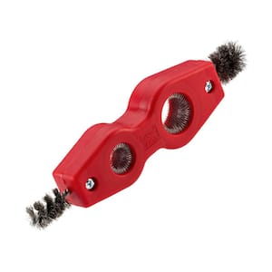 1/2 in. to 3/4 in. Inner-Outer Cleaning Brush for Copper Tubing and Fittings