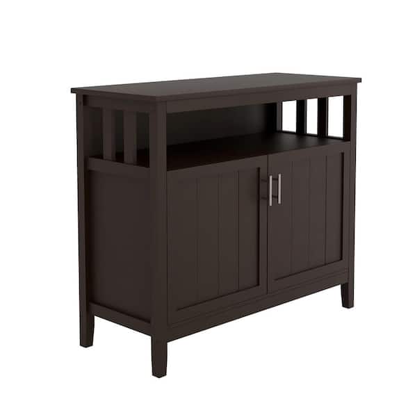 Unbranded 39.96 in. W x 15.75 in. D x 34.06 in. H Bathroom Brown Linen Cabinet