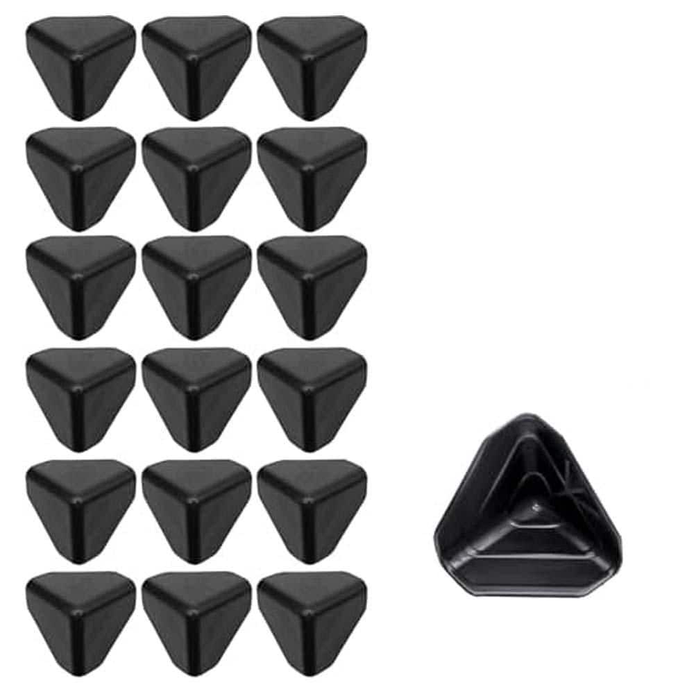 2 lb. 2'' x 2'' x 2'' Plastic Heavy Duty Edge Corner Protector for Boxes Cartons Panels Black 200 Pcs price history on PriceWatchPro