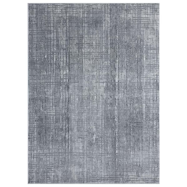 United Weavers Madrid Castile Grey 7 ft. 10 in. x 10 ft. 6 in. Area Rug