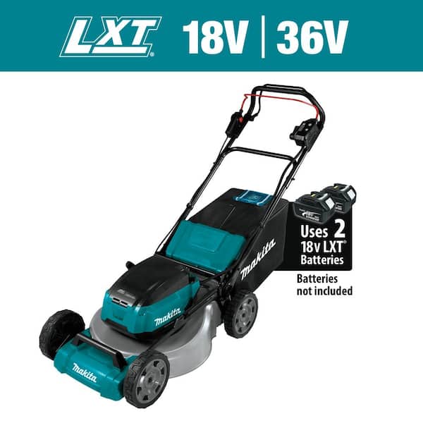 Makita 18 in. 18V X2 (36V) LXT Lithium-Ion Cordless Walk Behind Self Propelled Lawn Mower, Tool Only