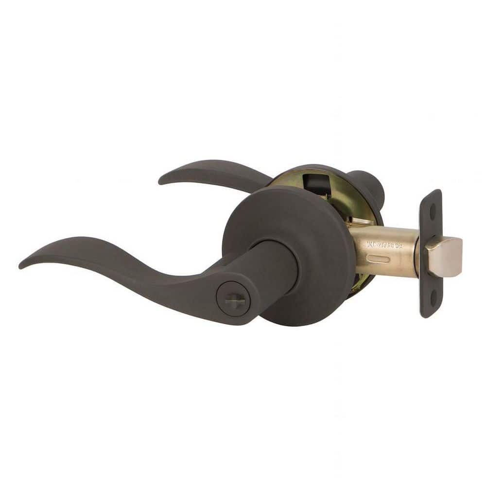 DELANEY HARDWARE Callan Bennett Black Keyed Entry Door Handle