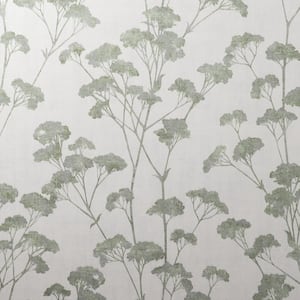Sprig Trail Green Non Pasted Paper Wallpaper Sample