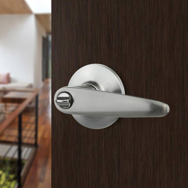 TOLEDO Barcelona Satin Nickel Keyed Entry Door Handle Set