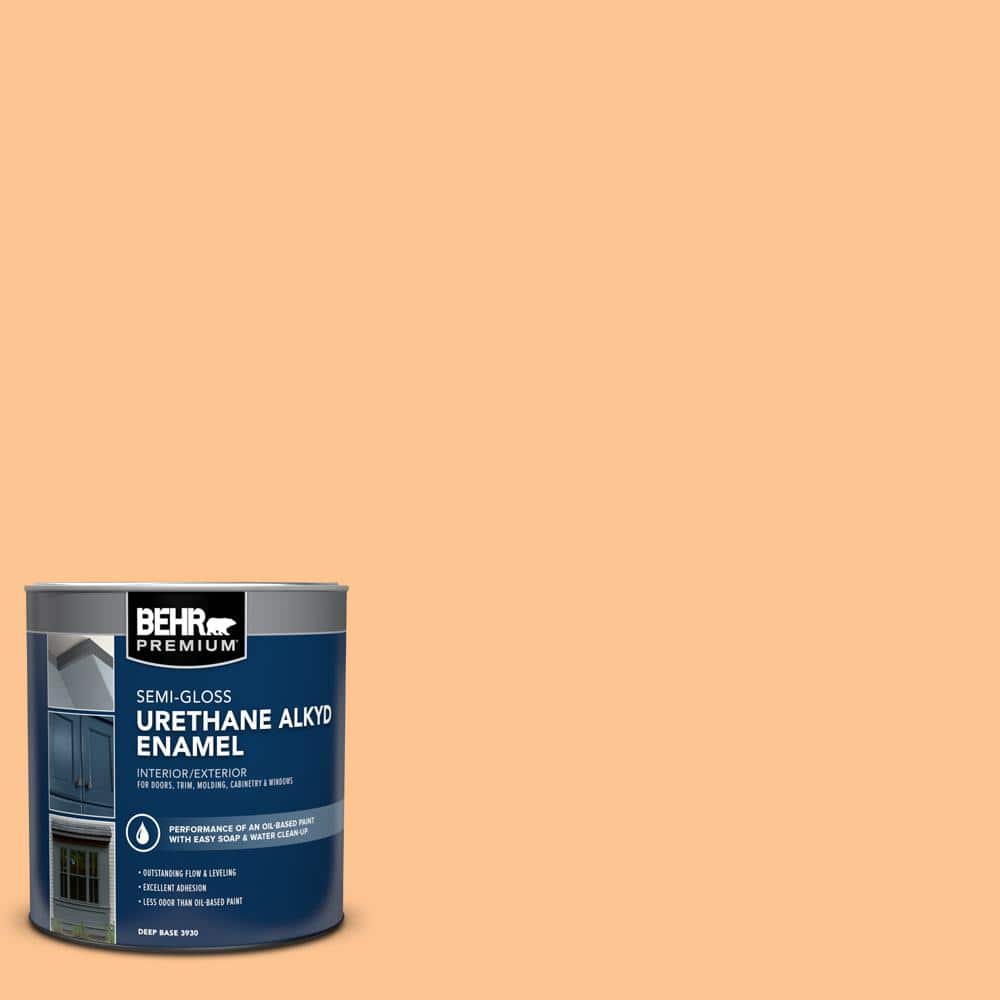 1 qt. #P220-4 Dainty Apricot Semi-Gloss Enamel Urethane Alkyd Interior/Exterior Paint price history on PriceWatchPro