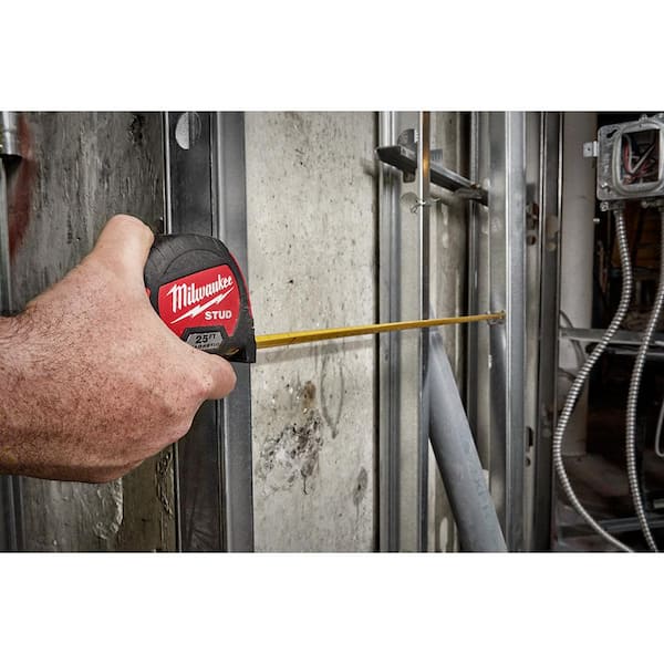 Milwaukee 48-22-9725M 25-Foot Stud Magnetic Tape Measure 