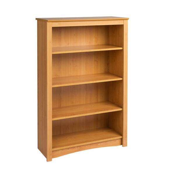 Prepac 4-Shelf Bookcase in Maple