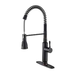 Achard Single-Handle Pull-Down Sprayer Kitchen Faucet with Dual Function Sprayhead in Oil Rubbed Bronze
