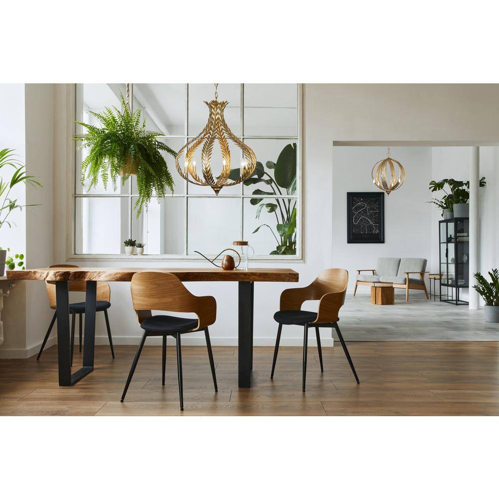 Atlas Grecian Gold 6-Light Metal Pendant