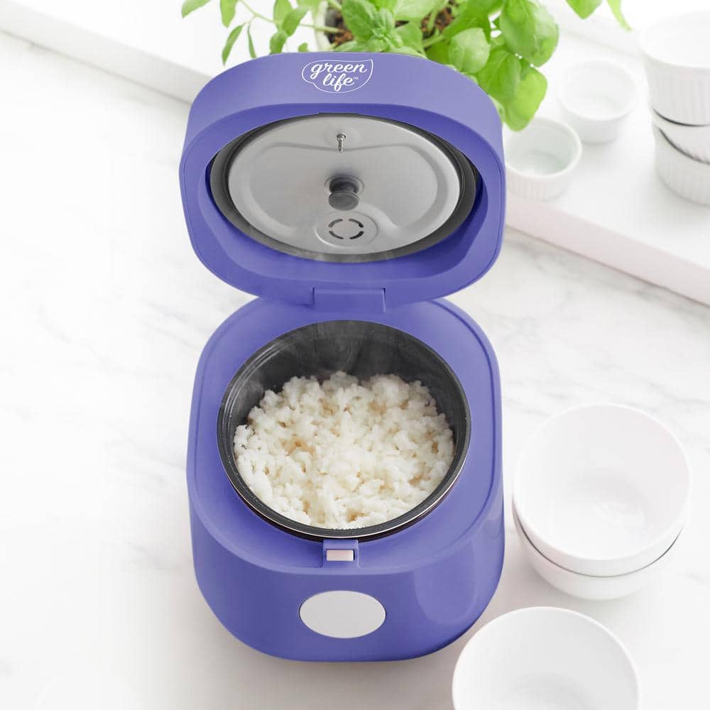 Periwinkle Electric Non-Stick Rice and Grain Cooker