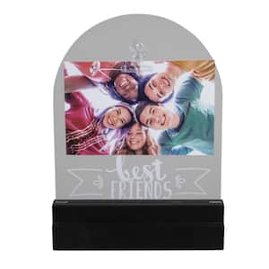 9 in. H x 6 in. W LED Lighted Best Friends Picture Frame with Clip (for All Occasions, New Year's, etc.)