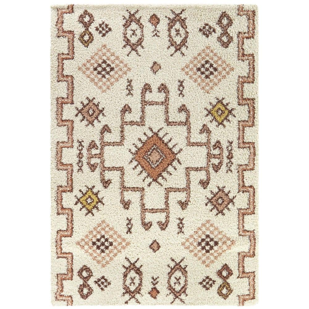 BALTA Felipe Burnt Orange 7 ft. 10 in. x 10 ft. Tribal Area Rug