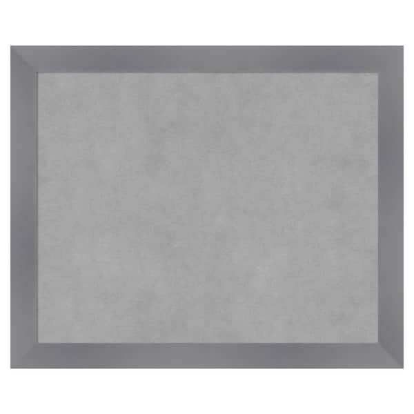 Amanti Art Edwin Grey 22 in. x 18 in. Framed Magnetic Board