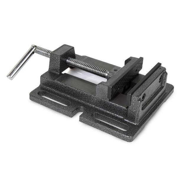 thumbnail interactive-video image 1 of Tooltime 100mm (4") Drill Press Bench Pillar Vice - Work Wood Clamp Cast Iron - VC019-TT 1 of 2