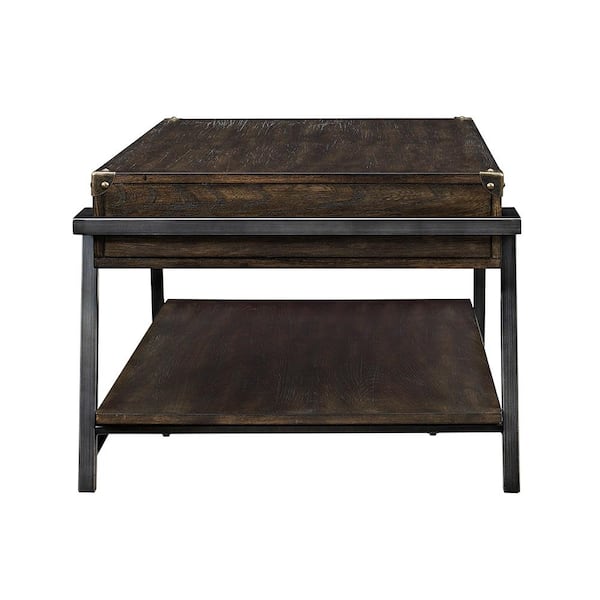 Acme Furniture Macall Dark Oak Built-In Storage Coffee Table