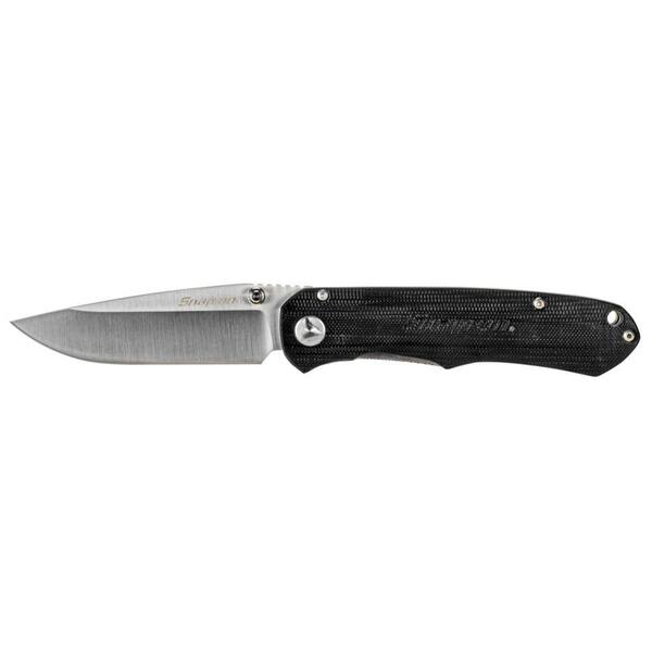 Snap-on 3.4 in. Folding Knife with Black G-10 Handle