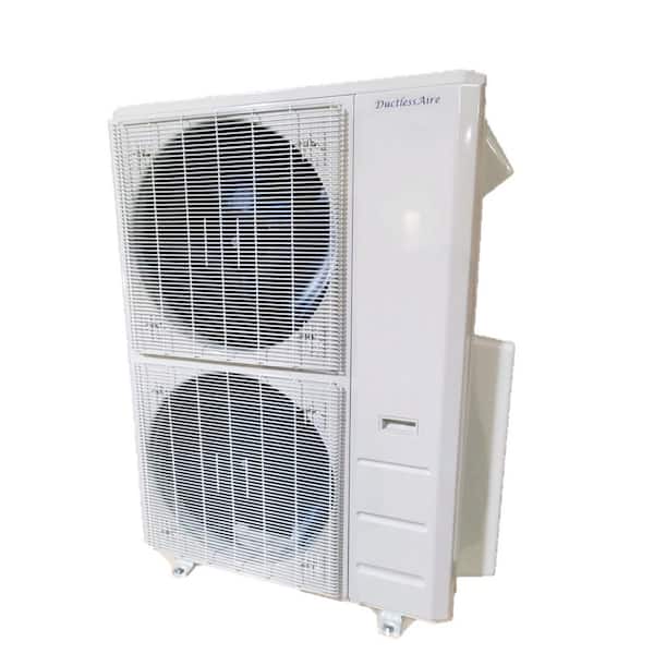 DuctlessAire 48,000 BTU quad zone 22 SEER Ductless Mini Split Heat Pump 230-Volt