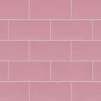 Projectos Blush Pink 3-7/8 in. x 7-3/4 in. Ceramic Floor and Wall Tile (11.0 sq. ft./Case)