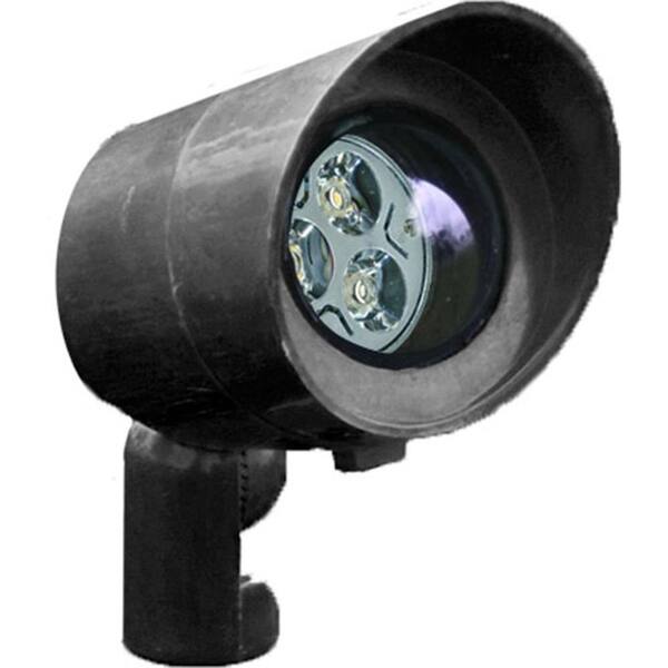 Filament Design Skive 3-Light Black Outdoor LED Spot Light