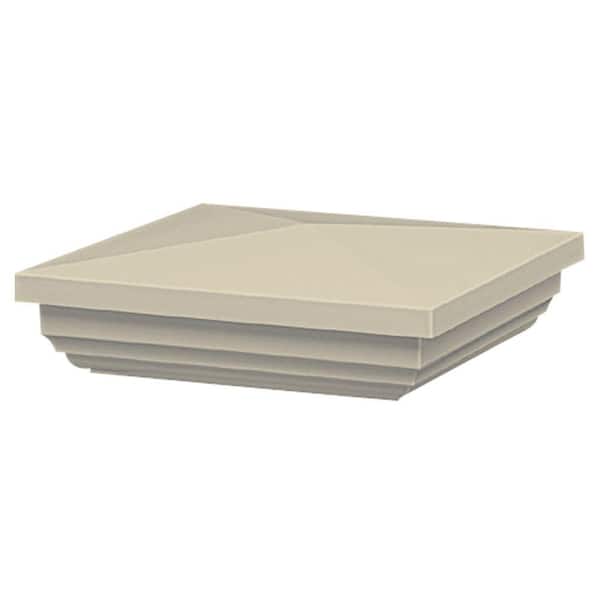 Veranda 5 in. x 5 in. Sand Vinyl New England Post Cap