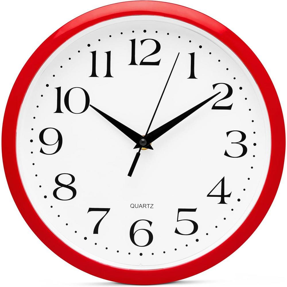Primex Gold-Tone Round Mini Quartz Clock Movement - Pop-In Type, Battery Powered