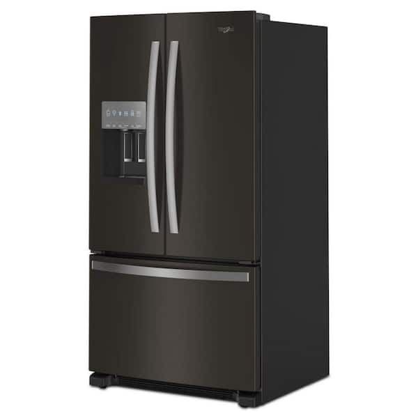 Whirlpool French Door Fridge (WRFF3436RV) - Black Stainless Whirlpool French Door Fridge (WRFF3436RV) - Black Stainless