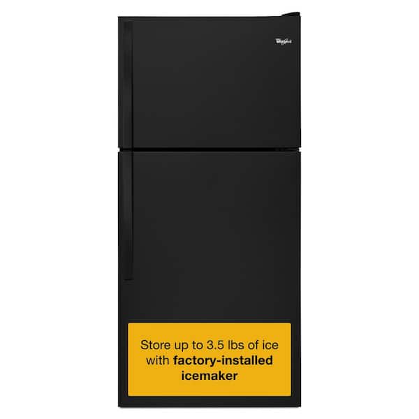 18.2 cu. ft. Top Freezer Refrigerator in Black