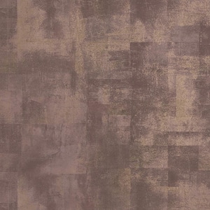 Distressed Textures Brown Paper Strippable Roll (Covers 57.8 sq. ft.)
