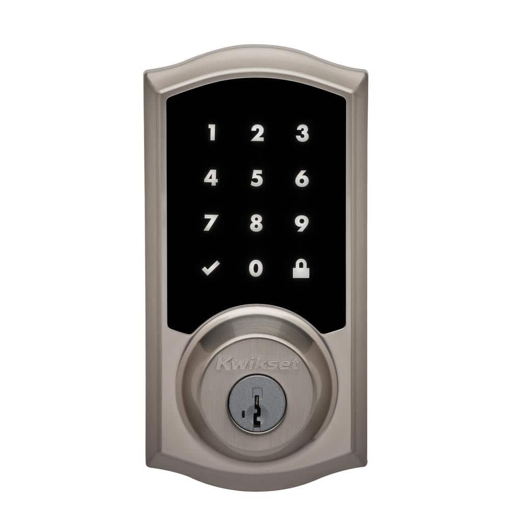 UPC 883351595445 product image for Kwikset Premis Touchscreen Smart Lock Satin Nickel Single Cylinder Keypad Electr | upcitemdb.com