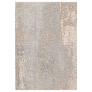 Alcander Brown 8 ft. x 10 ft. Abstract Area Rug