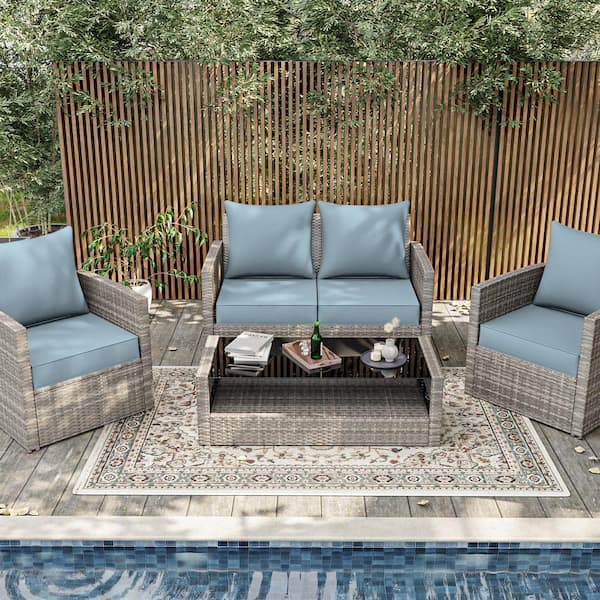 Outdoor Cushions Favoyard Outdoor Seat Cushion Set 22 X 22 Inch