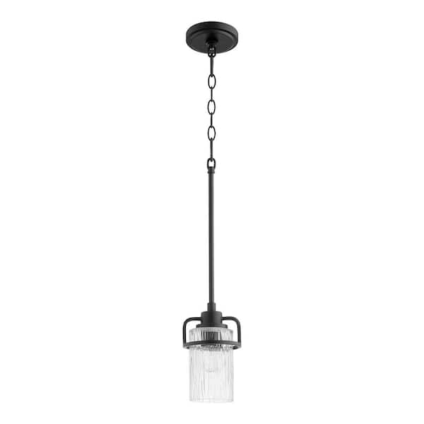 quorum Lazo 1-Light Pendant-Light - Textured Black