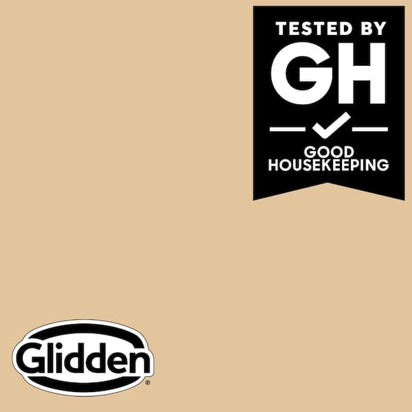 Glidden Premium 1 gal. PPG1089-4 Faint Fawn Satin Interior Latex Paint