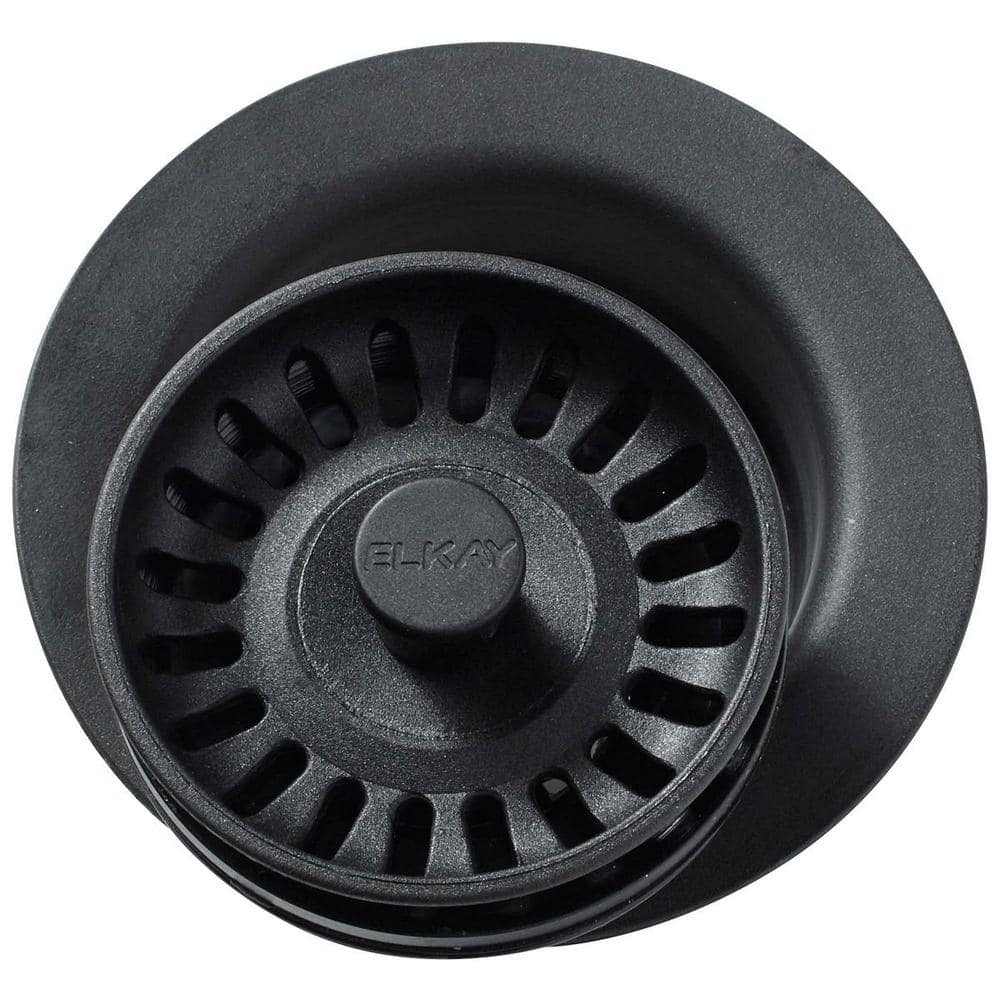Elkay Polymer Disposer Fitting for 3-1/2 in. Sink Drain Opening in Black  LKQD35BK - The Home Depot