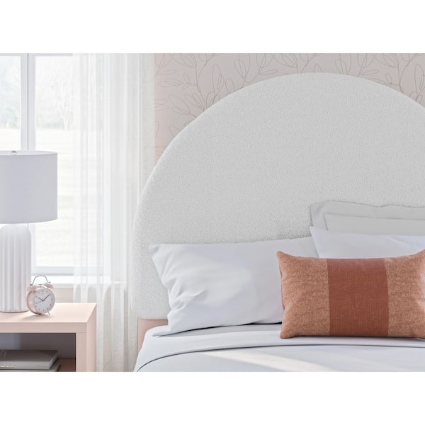 Signature Design By Ashley Wistenpine Pink Full Standard Upholstered Panel Headboard