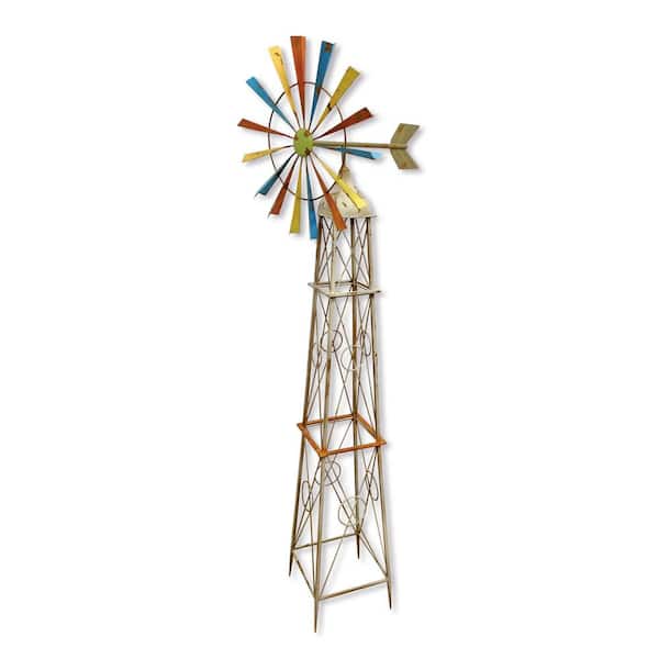 BACKYARD EXPRESSIONS PATIO · HOME · GARDEN 63 in. Rainbow Windmill ...