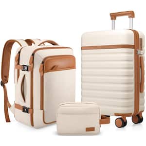 Luggage Sets 3 Piece, Carry On Luggage 20 in. With Spinner Wheels, PC Hardside Suitcase Set with TSA Lock