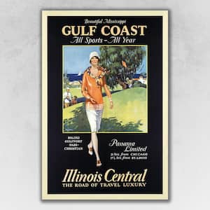 Charlie Gulf Coast Golf 1932 Vintage Travel by Paul Proehl Unframed Art Print 30 in. x 20 in.